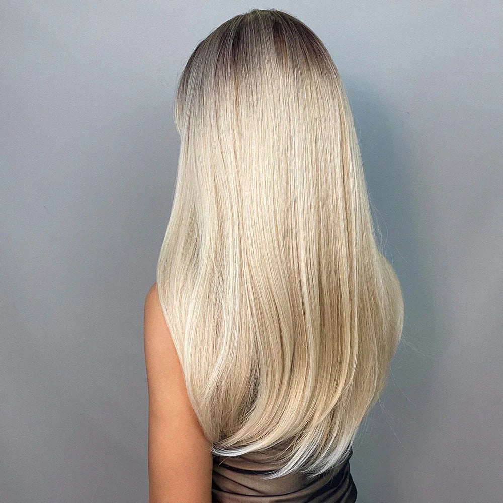 Presley | Blonde Gradient Wig | Straight Hair Wig | 22 Inch Wig | SM5227 | Apn Popinrow