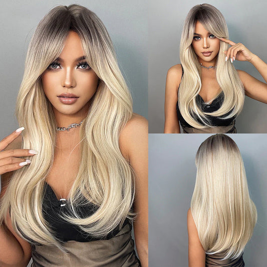 Presley | Blonde Gradient Wig | Straight Hair Wig | 22 Inch Wig | SM5227 | Apn Popinrow