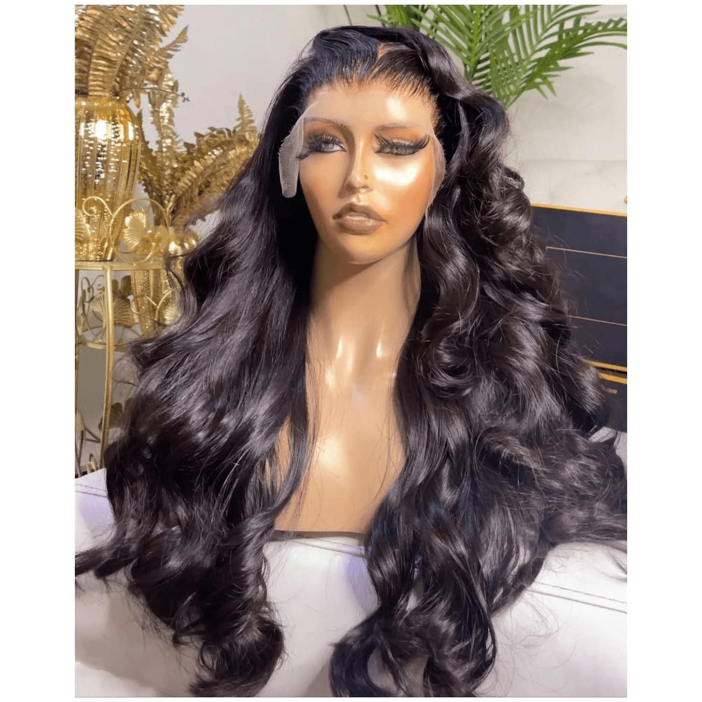 360 Top Swiss HD Lace Front Human Hair High Thickness Body Wave Wig