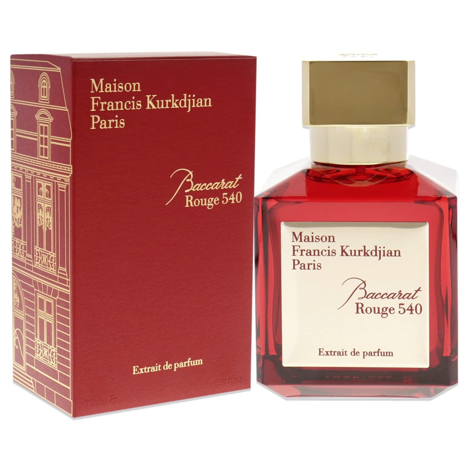 Baccarat Rouge 540 Pure Perfume, 2.3 Fl Oz (Pack of 1)