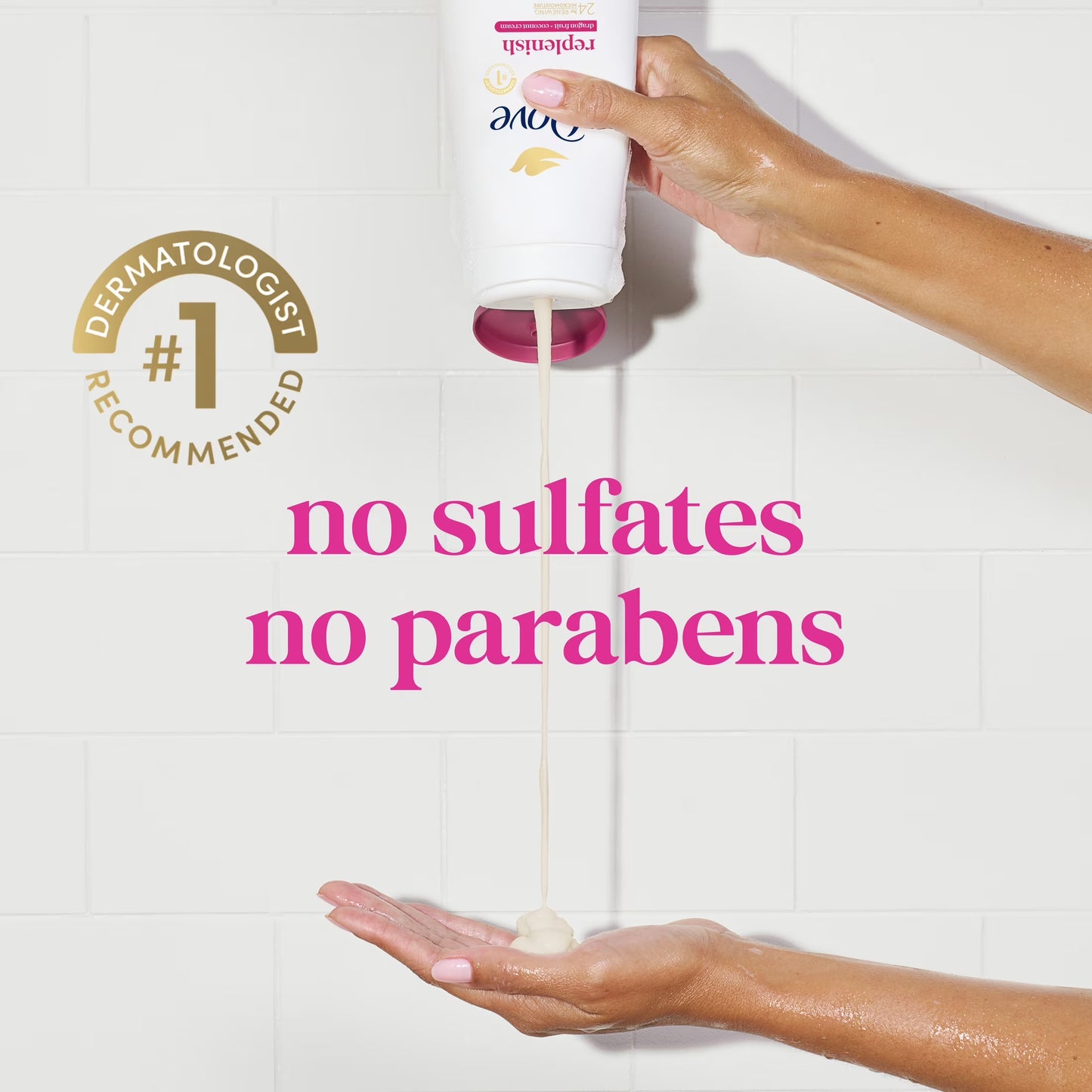 Replenishing Body Wash for Women Dragon Fruit and Coconut Cream, 20 Oz
