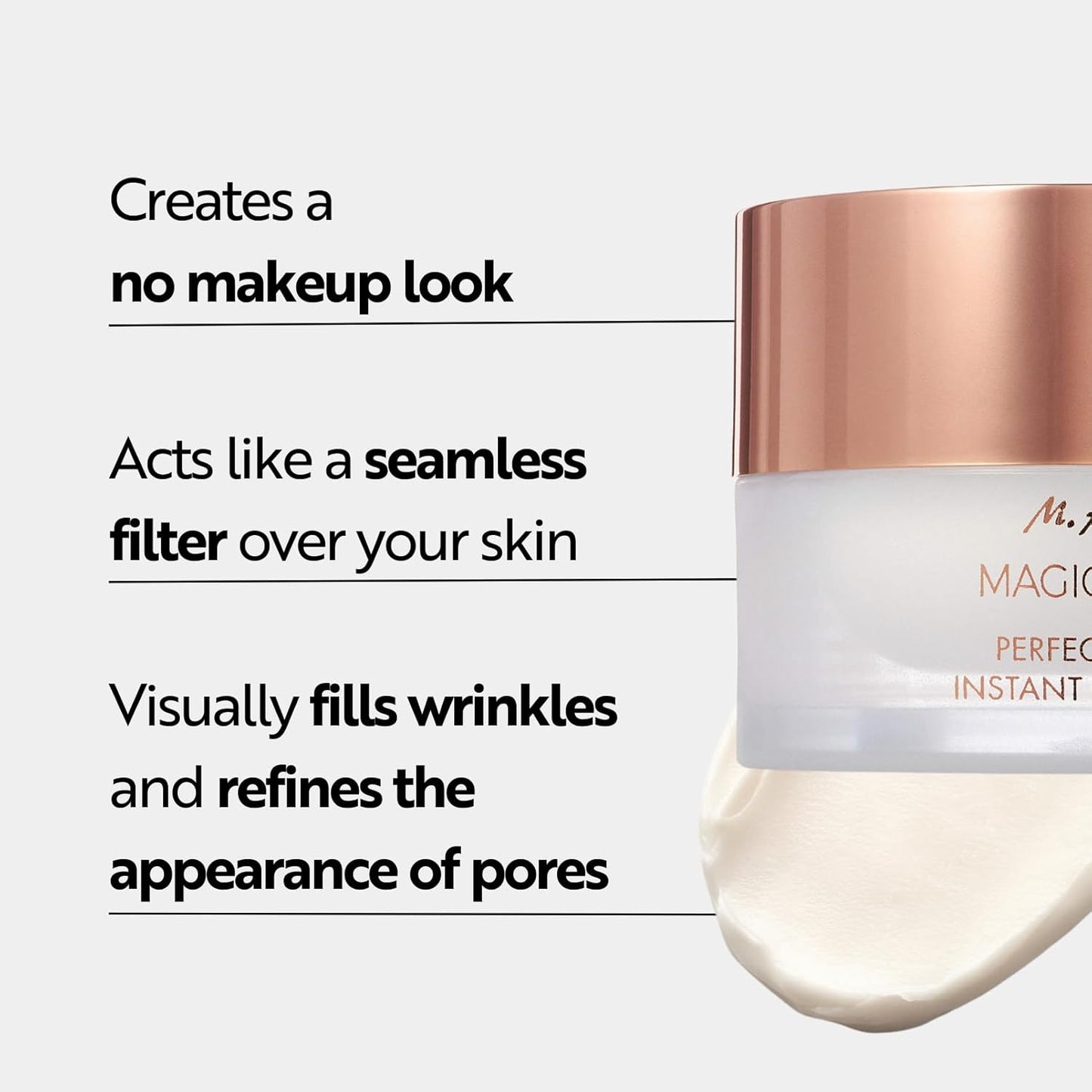 Magic Care Perfect Teint (1.01 Fl Oz) - Transparent Make Up, Skin Care Face Cream and Makeup Primer. Beauty Product That Is Known to Minimize Wrinkles & Pores, with Peptide Complex & Retinol